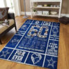 Dallas Cowboys Rug NFL Area Rug Living Room Rug Indoor Rug Rectangle Carpet dallas cowboys rugs bath rug floor rug regtangle carpet home decor ver 537