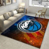 Dallas Mavericks Area Rug NBA Area Rug Bedroom Rug Indoor Rugs Rectangle Carpet dallas mavericks rug living room carpet regtangle carpet floor decor home decor ver 210