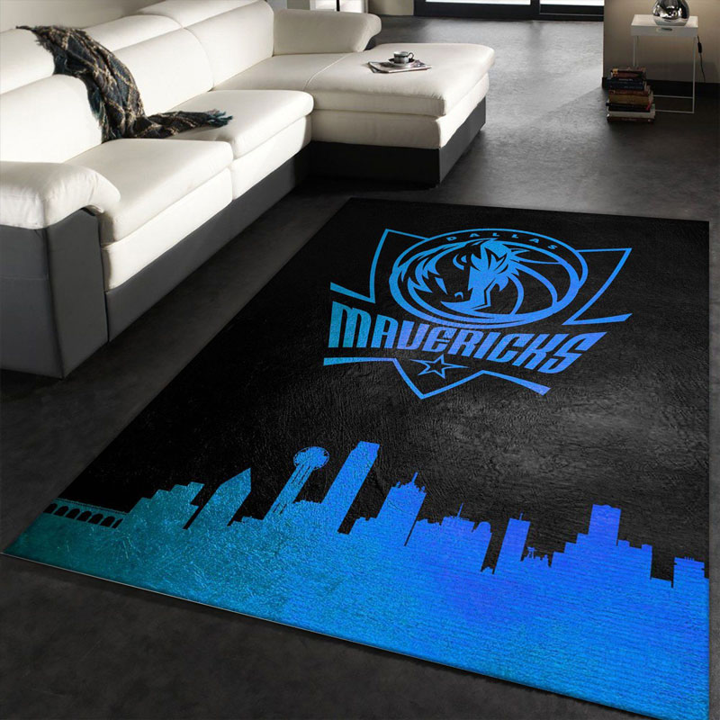 Dallas Mavericks Area Rug NBA Area Rug Kitchen Rug Indoor Rug Rectangle Carpet