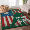Dallas Stars Rug NHL Area Rug Kitchen Rug Indoor Rug Rectangle Carpet dallas stars rug living room carpet regtangle carpet floor decor home decor ver 117