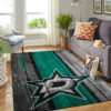 Dallas Stars Area Rug NHL Area Rug Living Room Rug Indoor Rug Rectangle Carpet dallas stars rug living room carpet regtangle carpet floor decor home decor ver 122