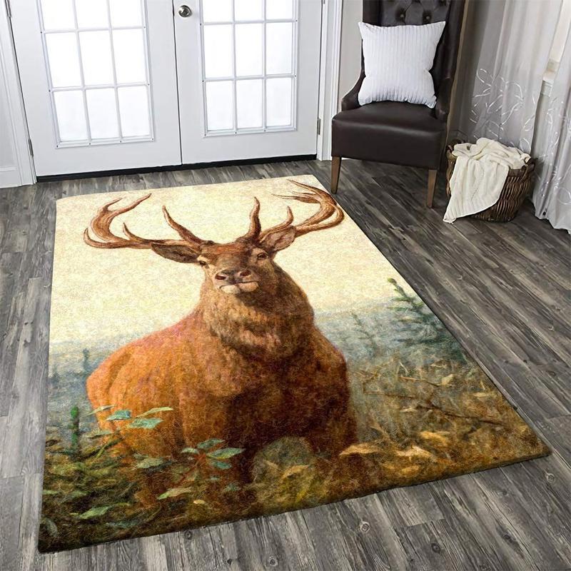 Deer 19 Rug Living Room Area Rug