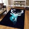 Deer 2 Pattern Print Area Rug Living Room Rug deer 2 pattern print area rug living room rug