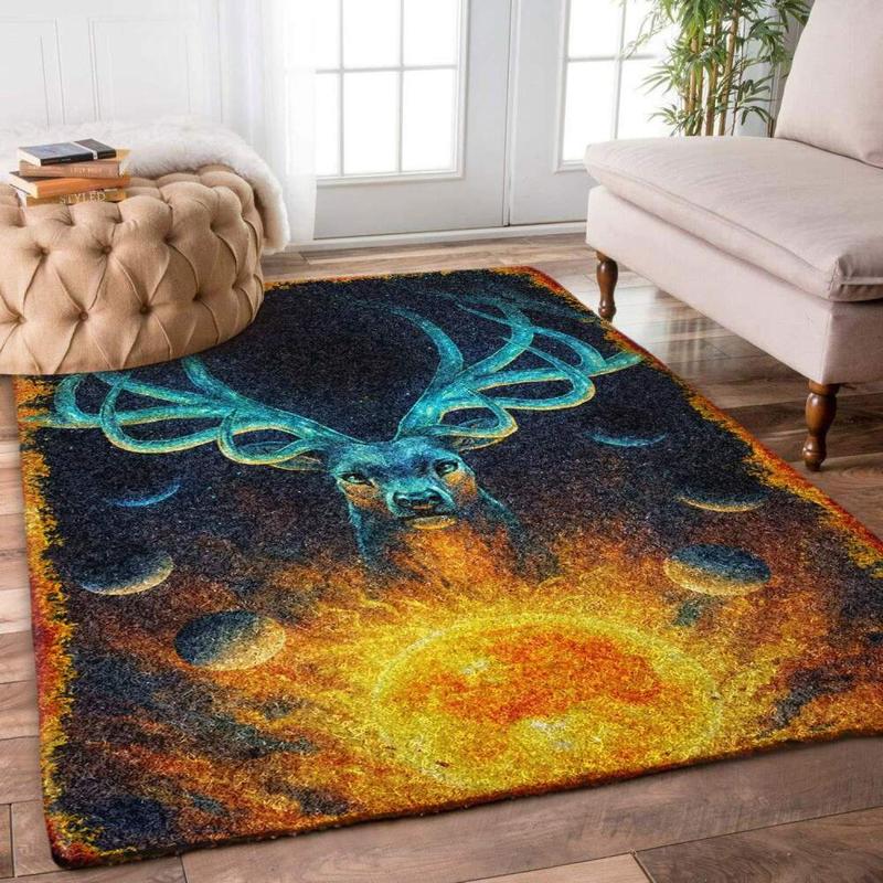 Deer 2 Rug Living Room Rug
