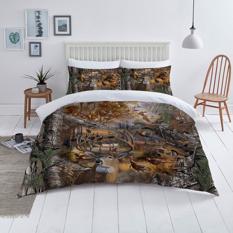 deer-bed-set-deer-bedding-set-bed-room-set-v118 deer bed set deer bedding set bed room set v118