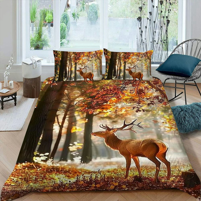 deer-bed-set-deer-bedding-set-bed-room-set-v35 deer bed set deer bedding set bed room set v35