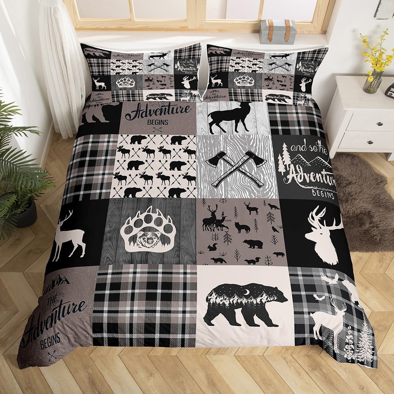 deer-bed-set-deer-bedding-set-bed-room-set-v36 deer bed set deer bedding set bed room set v36