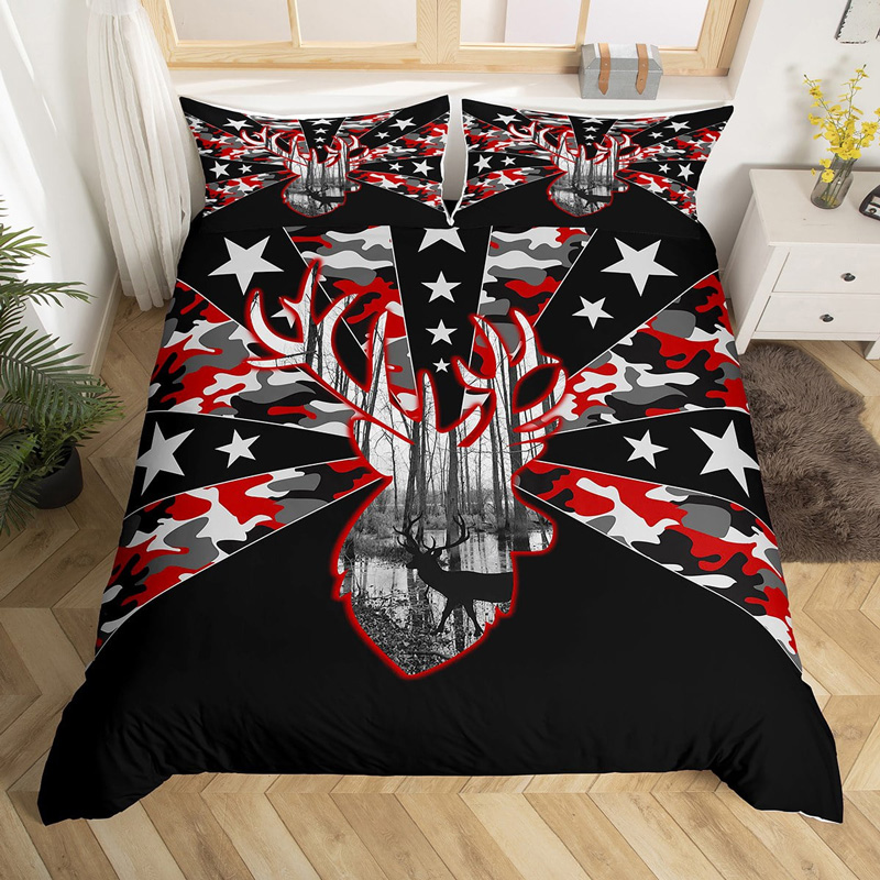 deer-bed-set-deer-bedding-set-bed-room-set-v62 deer bed set deer bedding set bed room set v62