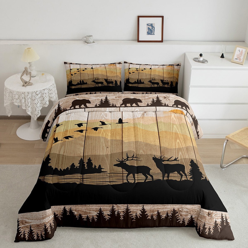 deer-bed-set-deer-bedding-sets-bed-room-set-v122 deer bed set deer bedding sets bed room set v122