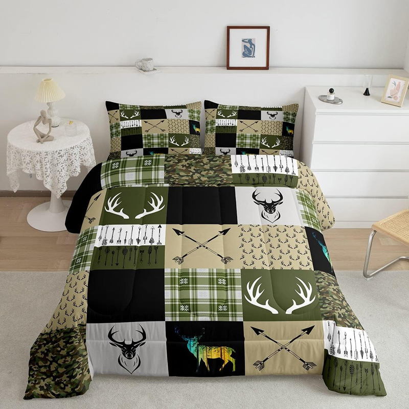 deer-bed-set-deer-bedding-sets-bed-room-set-v128 deer bed set deer bedding sets bed room set v128