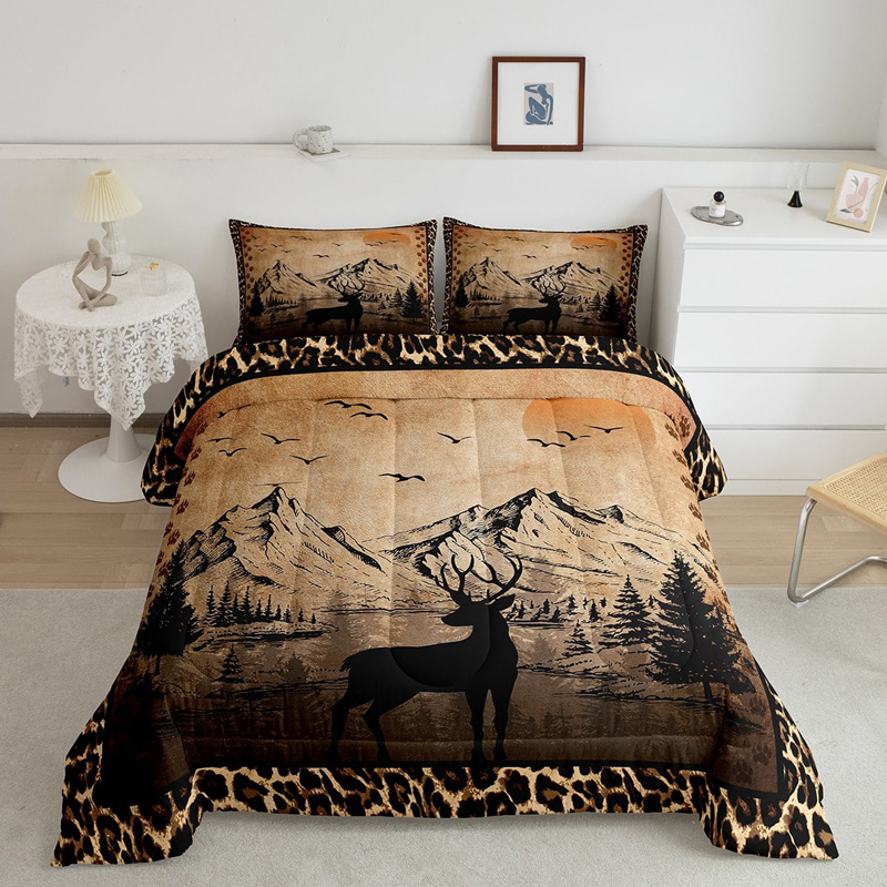 deer-bed-set-deer-bedding-sets-bed-room-set-v61 deer bed set deer bedding sets bed room set v61