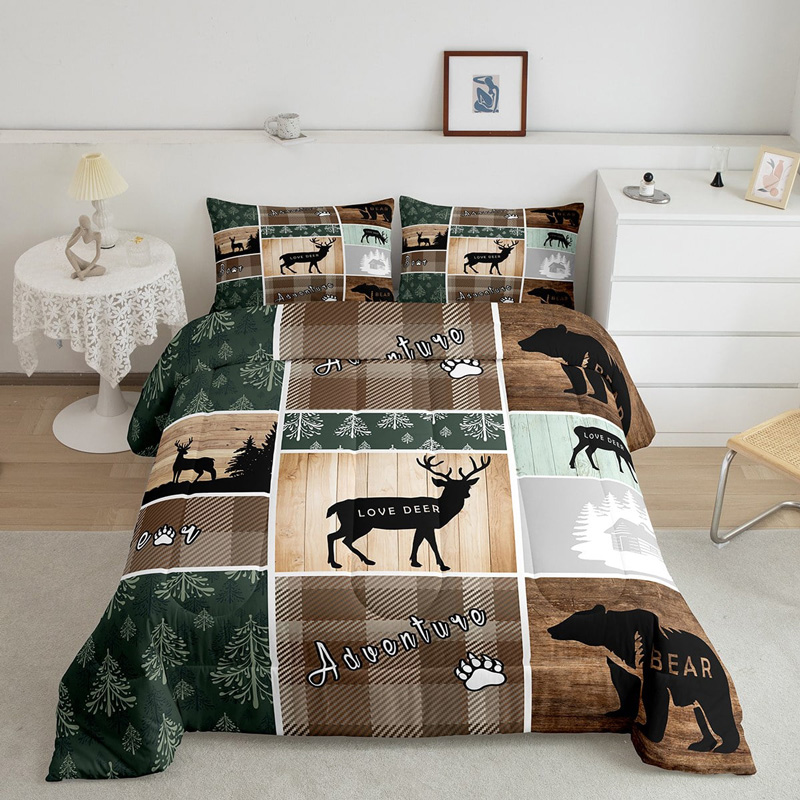 deer-bed-set-deer-bedding-sets-bed-room-set-v88 deer bed set deer bedding sets bed room set v88