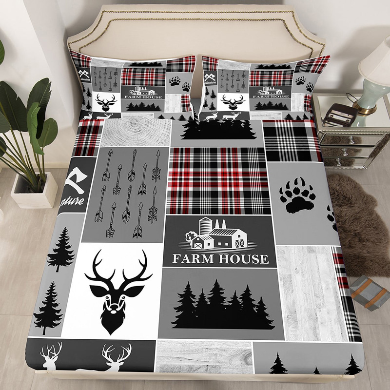 deer-bed-sets-deer-bedding-set-bed-room-set-v106 deer bed sets deer bedding set bed room set v106