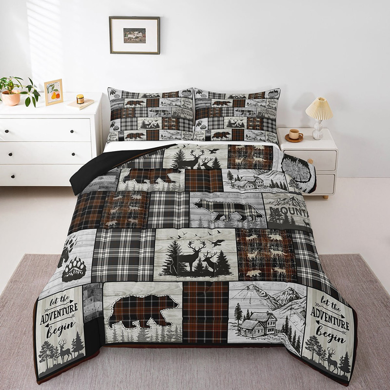 deer-bed-sets-deer-bedding-set-bed-room-set-v81 deer bed sets deer bedding set bed room set v81