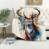 Deer Blanket Deer Comfort Blanket Fleece Blanket Throw Blanket Ver 14 deer blanket deer comfort blanket fleece blanket throw blanket v14