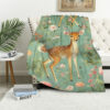 Deer Blanket Deer Comfort Blanket Fleece Blanket Throw Blanket Ver 20 deer blanket deer comfort blanket fleece blanket throw blanket v20