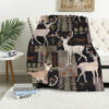 deer blanket deer comfort blanket fleece blanket throw blanket v27