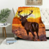 Deer Blanket Deer Comfort Blanket Fleece Blanket Throw Blanket Ver 4 deer blanket deer comfort blanket fleece blanket throw blanket v4