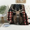 deer blanket deer comfort blanket fleece blanket throw blanket v49