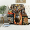 Deer Blanket Deer Comfort Blanket Fleece Blanket Throw Blanket Ver 55 deer blanket deer comfort blanket fleece blanket throw blanket v55