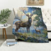 Deer Blanket Deer Comfort Blanket Fleece Blanket Throw Blanket Ver 60 deer blanket deer comfort blanket fleece blanket throw blanket v60