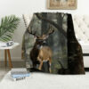 deer blanket deer comfort blanket fleece blanket throw blanket v66