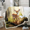 Deer Blanket Deer Comfort Blanket Fleece Blanket Throw Blanket Ver 87 deer blanket deer comfort blanket fleece blanket throw blanket v87