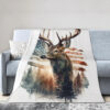Deer Blanket Deer Comfort Blanket Fleece Blanket Throw Blanket Ver 90 deer blanket deer comfort blanket fleece blanket throw blanket v90
