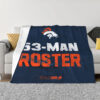 Denver Broncos Blanket FLeece Blanket Throw Blanket denver broncos blanket fleece blanket throw blanket v67