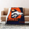 Denver Broncos Blanket FLeece Blanket Throw Blanket denver broncos blanket fleece blanket throw blanket v79