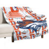 Denver Broncos Blankets Sherpa Blanket Throw Blanket denver broncos blankets sherpa blanket throw blanket v86