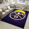 Denver Nuggets Area Rug NBA Area Rug Living Room Area Rug Indoor Rug Rectangle Carpet denver nuggets rug living room carpet regtangle carpet floor decor home decor ver 249