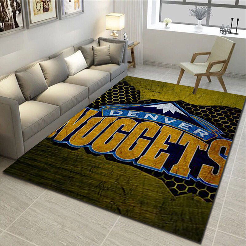 Denver Nuggets Rug NBA Area Rug Kitchen Rug Indoor Rug Rectangle Carpet