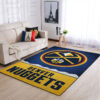 Denver Nuggets Rug NBA Area Rug Bedroom Area Rug Indoor Indoor Rug Rectangle Carpet denver nuggets rug living room carpet regtangle carpet floor decor home decor ver 275
