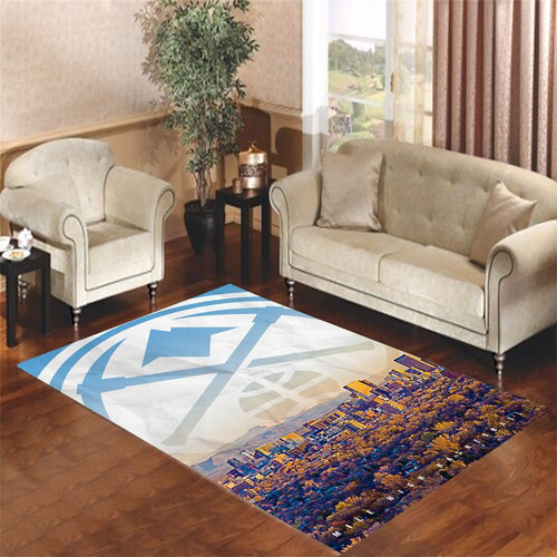 Denver Nuggets Area Rug NBA Area Rug Bathroom Rugs Indoor Rug Rectangle Carpet