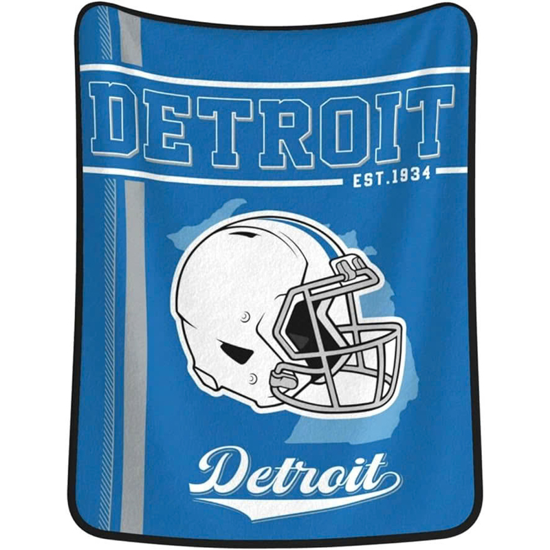 Detroit Lions Blanket FLeece Blanket Throw Blanket