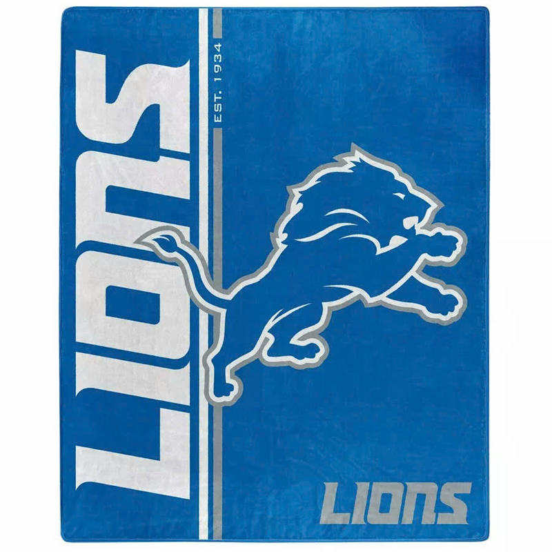 Detroit Lions Blanket FLeece Blanket Throw Blanket