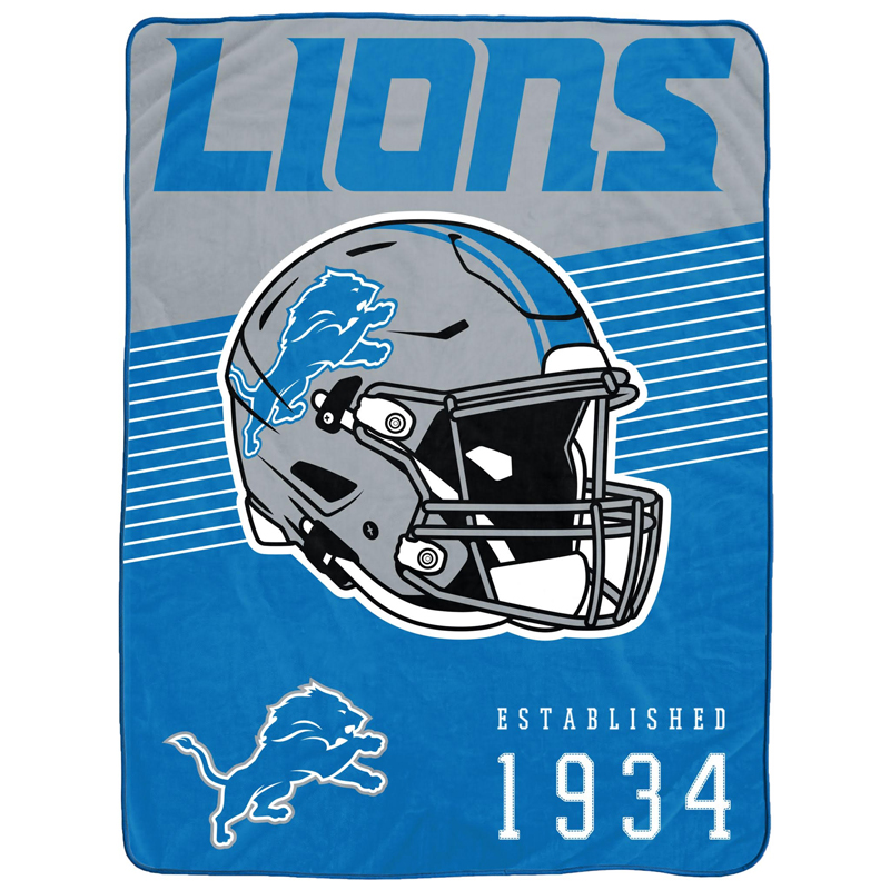 Detroit Lions Blanket FLeece Blanket Throw Blanket