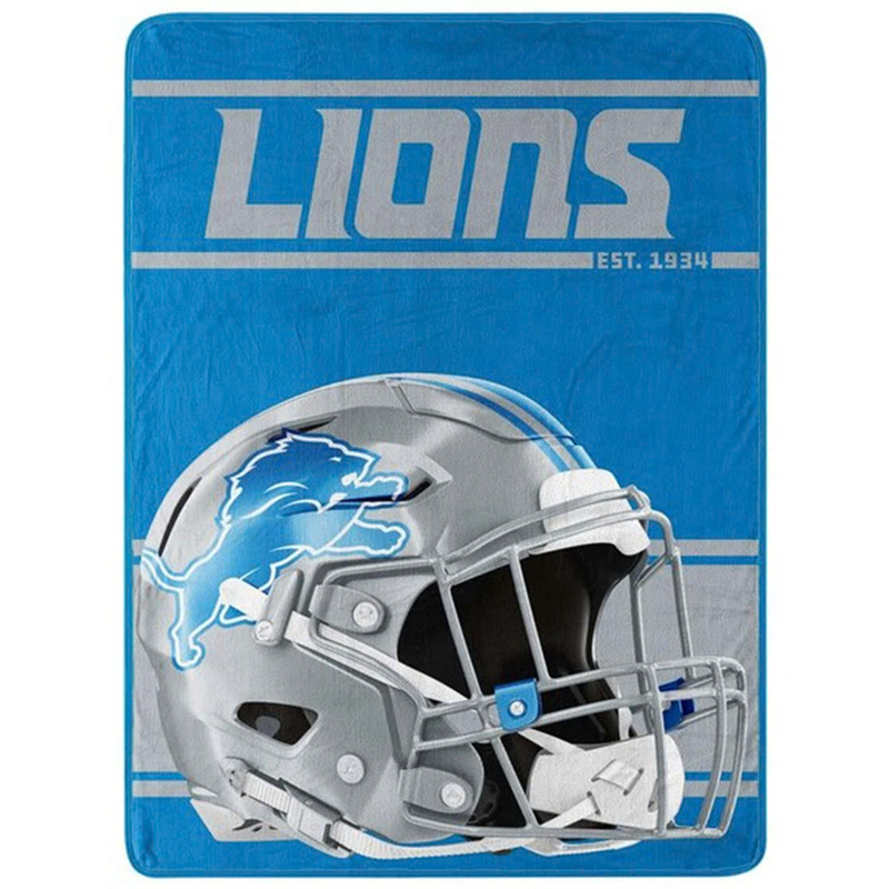 Detroit Lions Blanket FLeece Blanket Throw Blanket