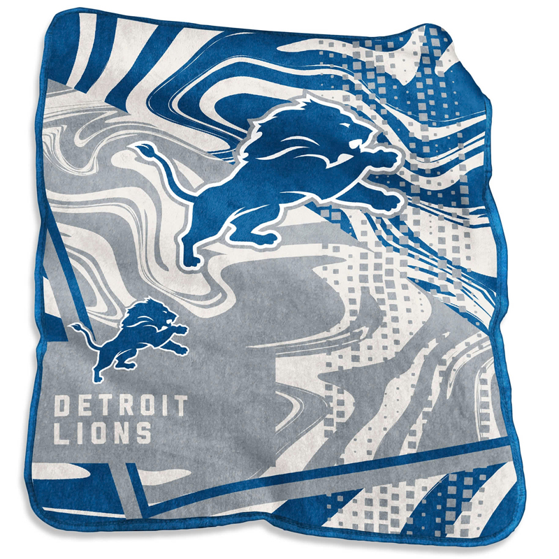 Detroit Lions Blanket FLeece Blanket Throw Blanket