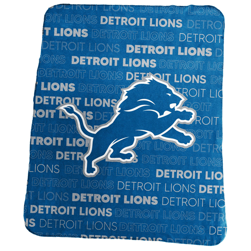 Detroit Lions Blanket FLeece Blanket Throw Blanket