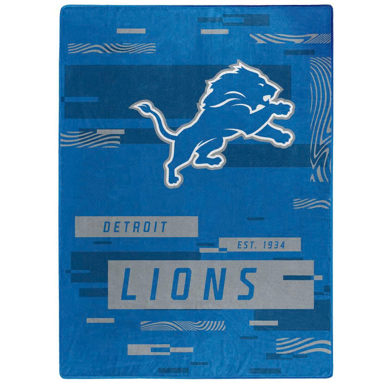 Detroit Lions Blanket FLeece Blanket Throw Blanket