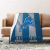 Detroit Lions Blanket FLeece Blanket Throw Blanket detroit lions blanket fleece blanket throw blanket v8