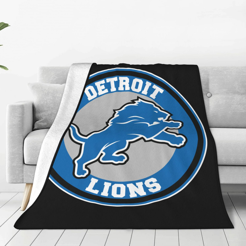 Detroit Lions Blankets FLeece Blanket Throw Blanket