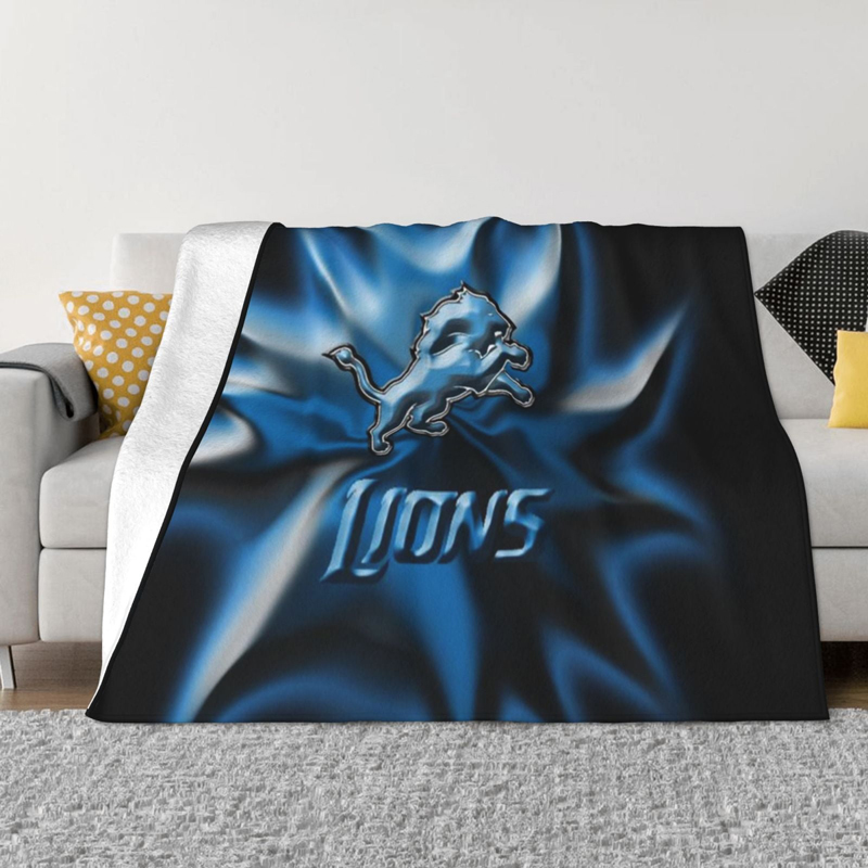 Detroit Lions Blankets FLeece Blanket Throw Blanket