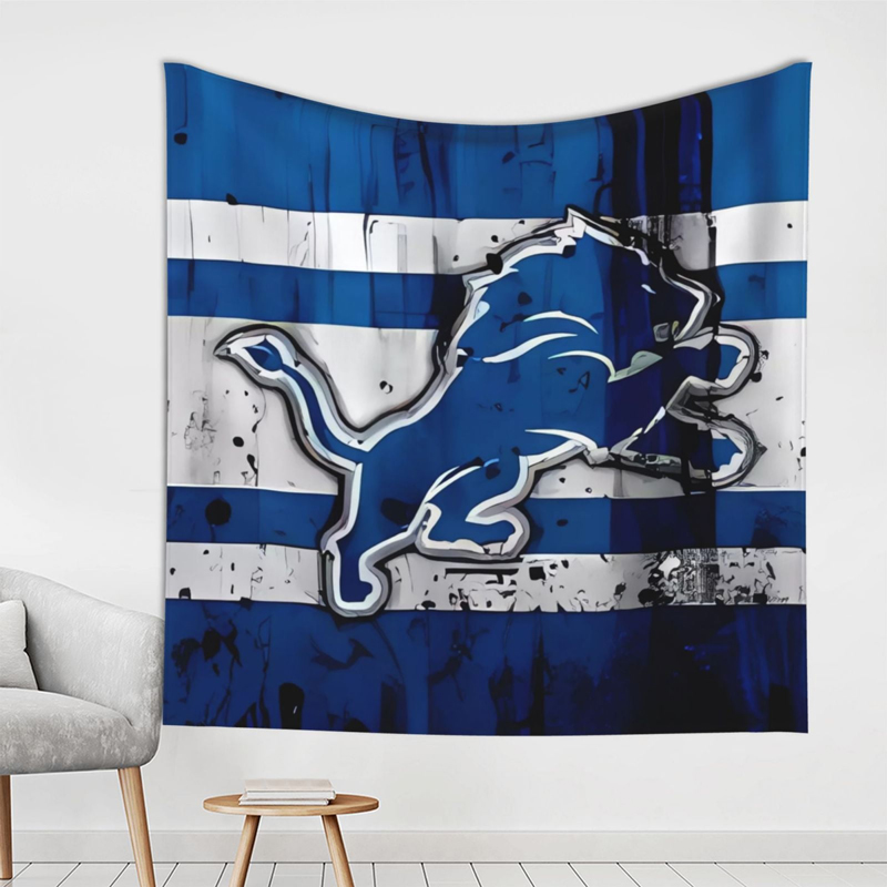 Detroit Lions Blankets FLeece Blanket Throw Blanket