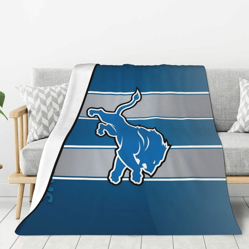 Detroit Lions Blankets FLeece Blanket Throw Blanket