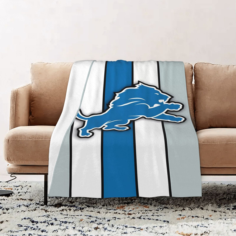 Detroit Lions Blankets FLeece Blanket Throw Blanket