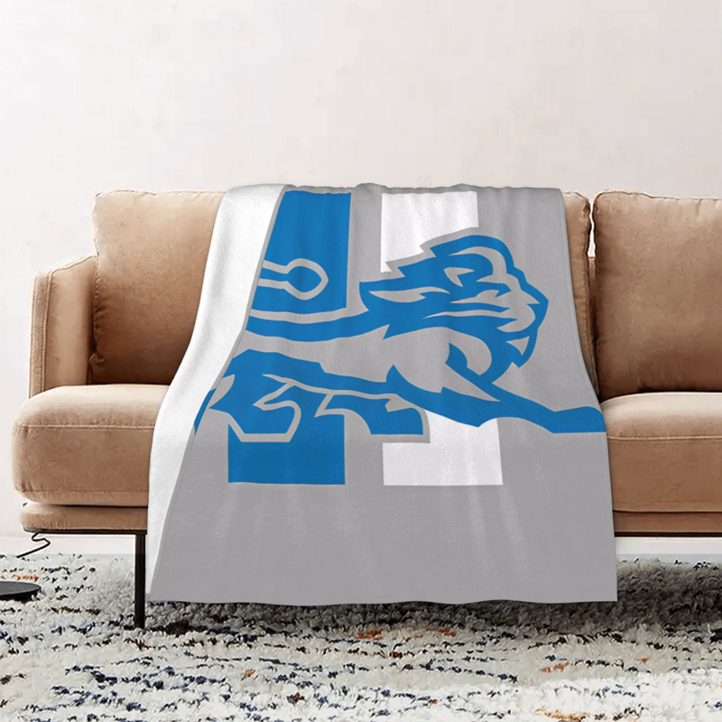 Detroit Lions Blankets FLeece Blanket Throw Blanket
