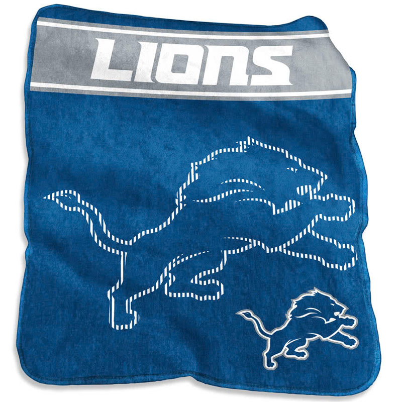 Detroit Lions Blankets Sherpa Blanket Throw Blanket